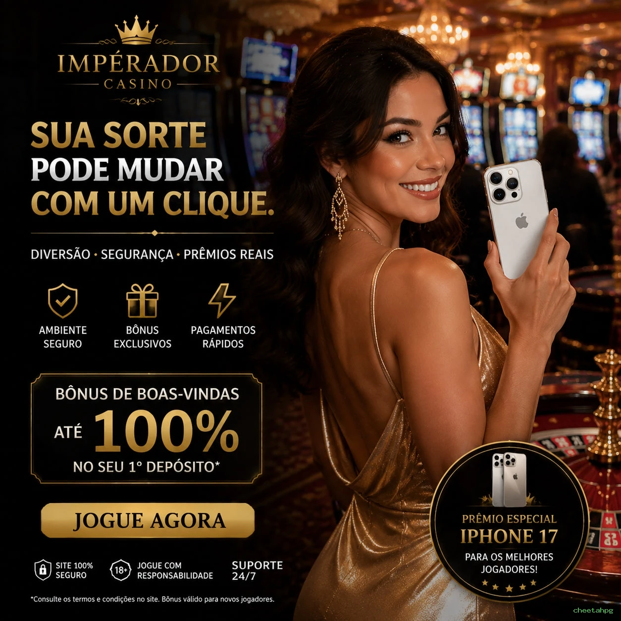 Imagem promocional da plataforma cheetahpg